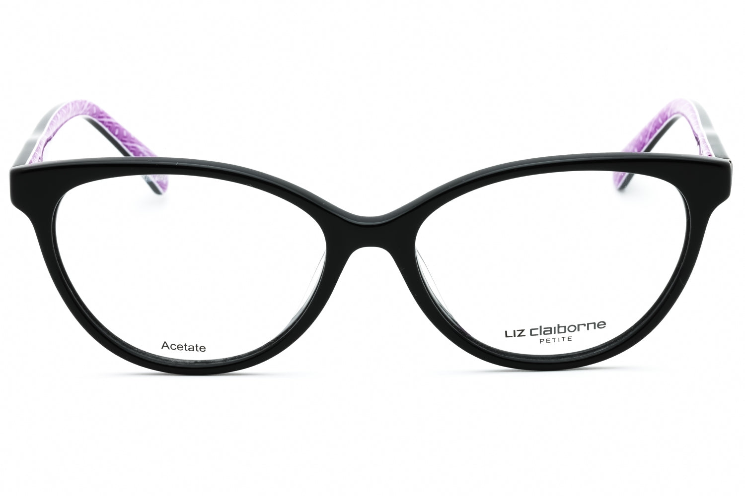 Liz Claiborne L452 Cat Eye Eyeglasses — Black, view 2