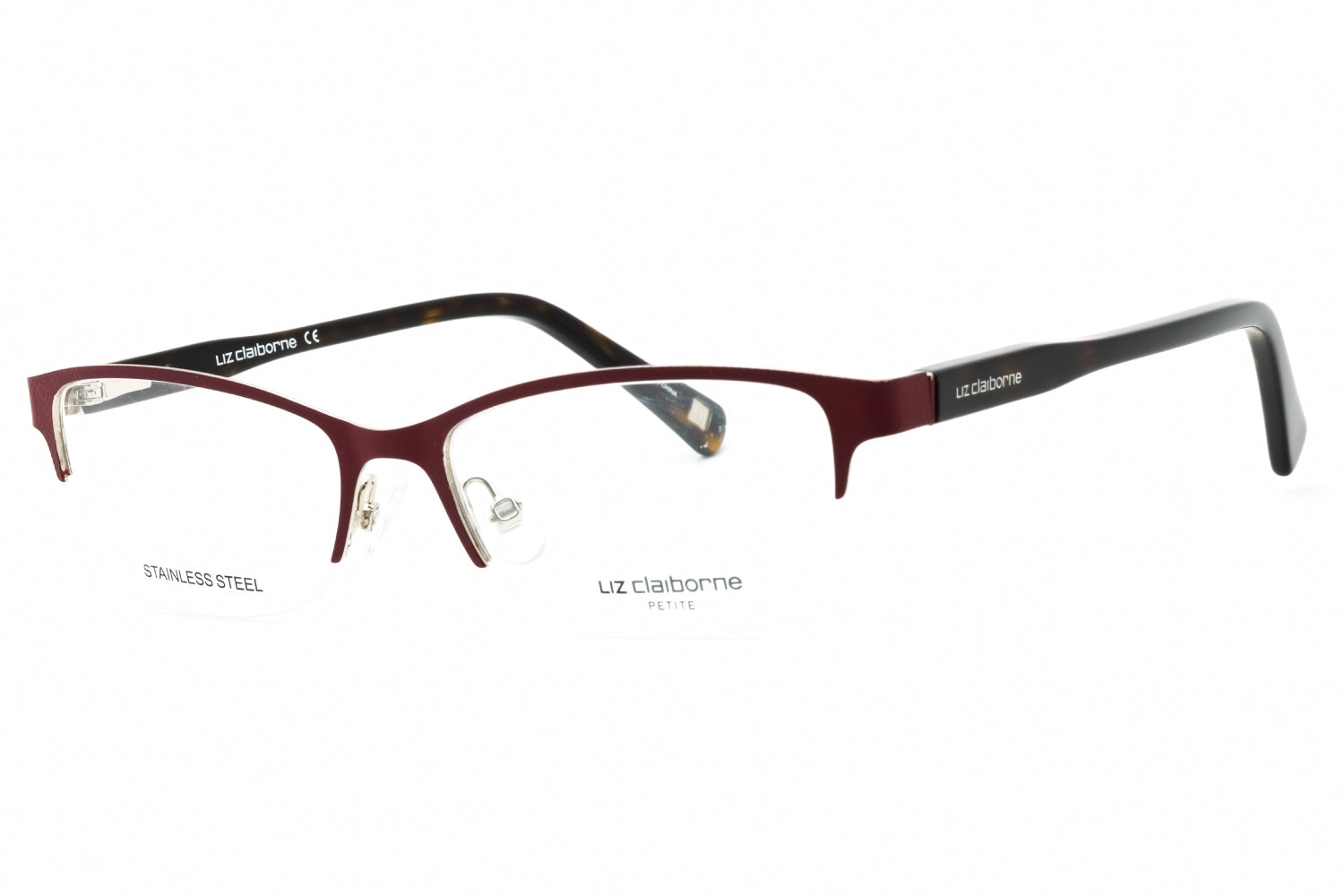 Liz Claiborne L456 Eyeglasses — Burgundy by Liz Claiborne
