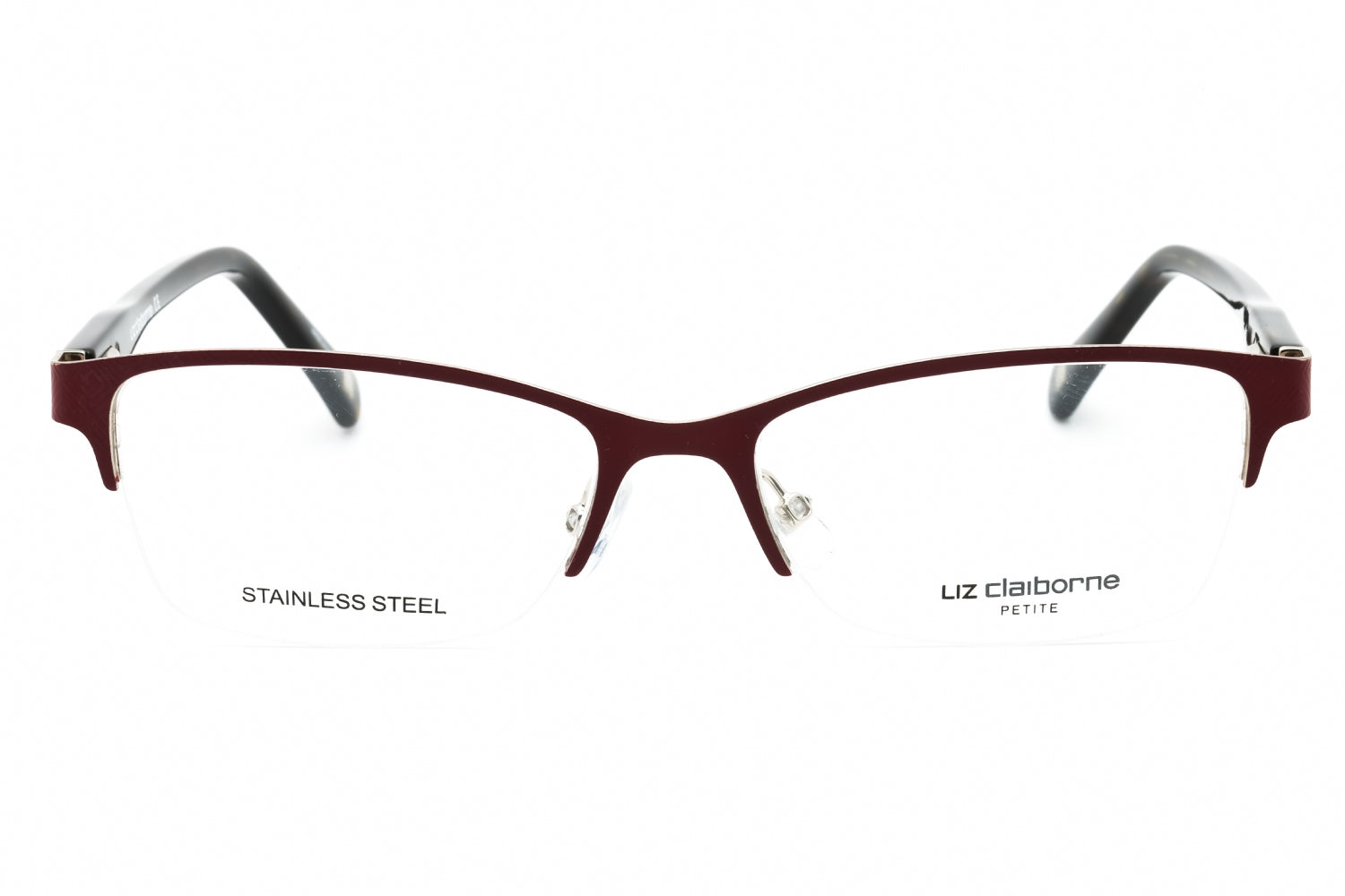 Liz Claiborne L456 Eyeglasses — Burgundy, view 2