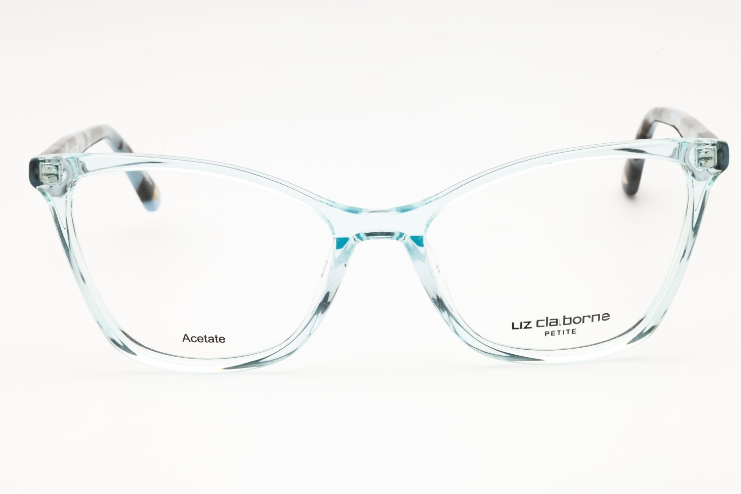 Liz Claiborne L474 Clear Cat Eye Acetate Eyeglasses — Clear, view 2