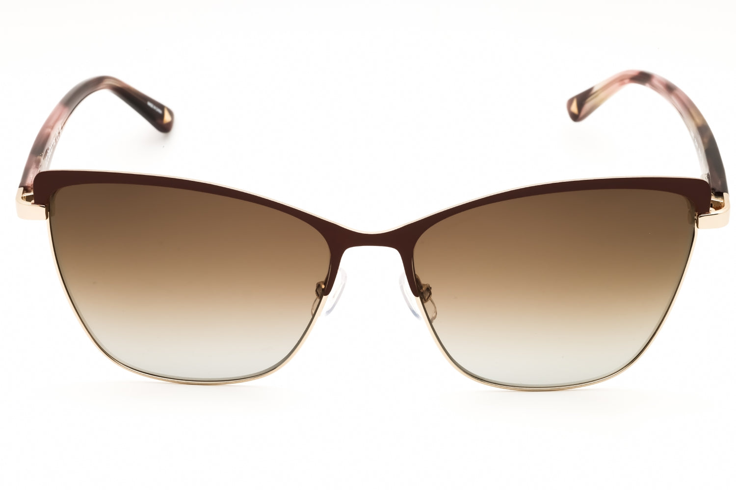 Liz Claiborne L589S Cat-Eye Sunglasses — Brown, view 2