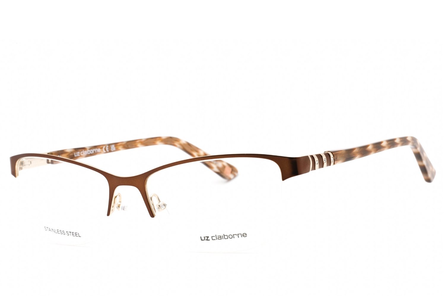 Liz Claiborne L615 Eyeglasses — Brown by Liz Claiborne