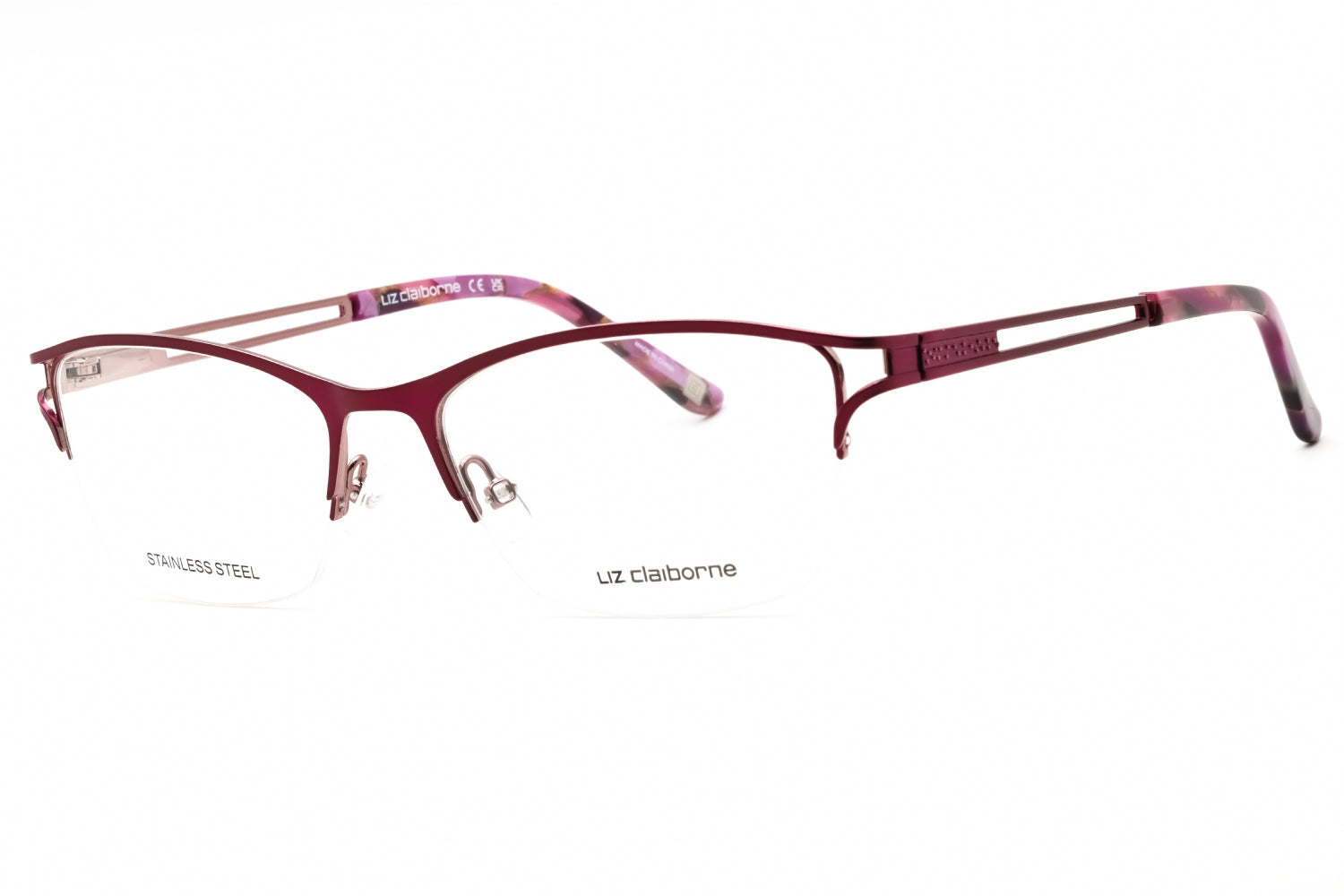 Liz Claiborne L661 Eyeglasses — Burgundy by Liz Claiborne