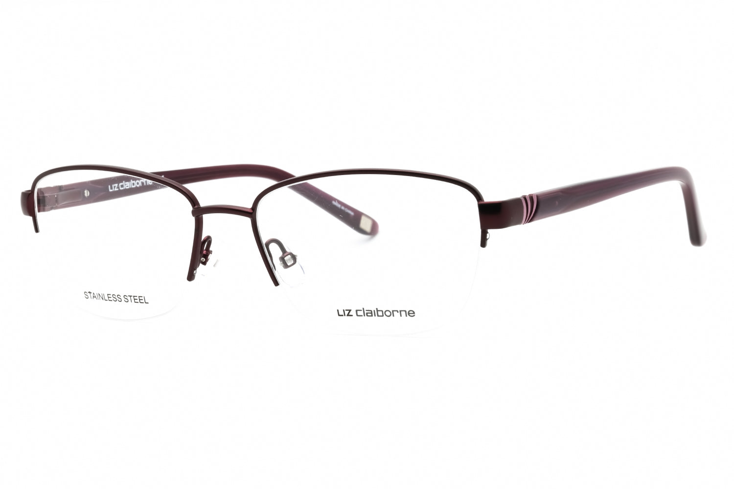 Liz Claiborne L662 Eyeglasses — Burgundy by Liz Claiborne