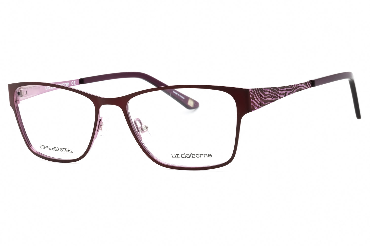 Liz Claiborne L665 Eyeglasses — Burgundy by Liz Claiborne