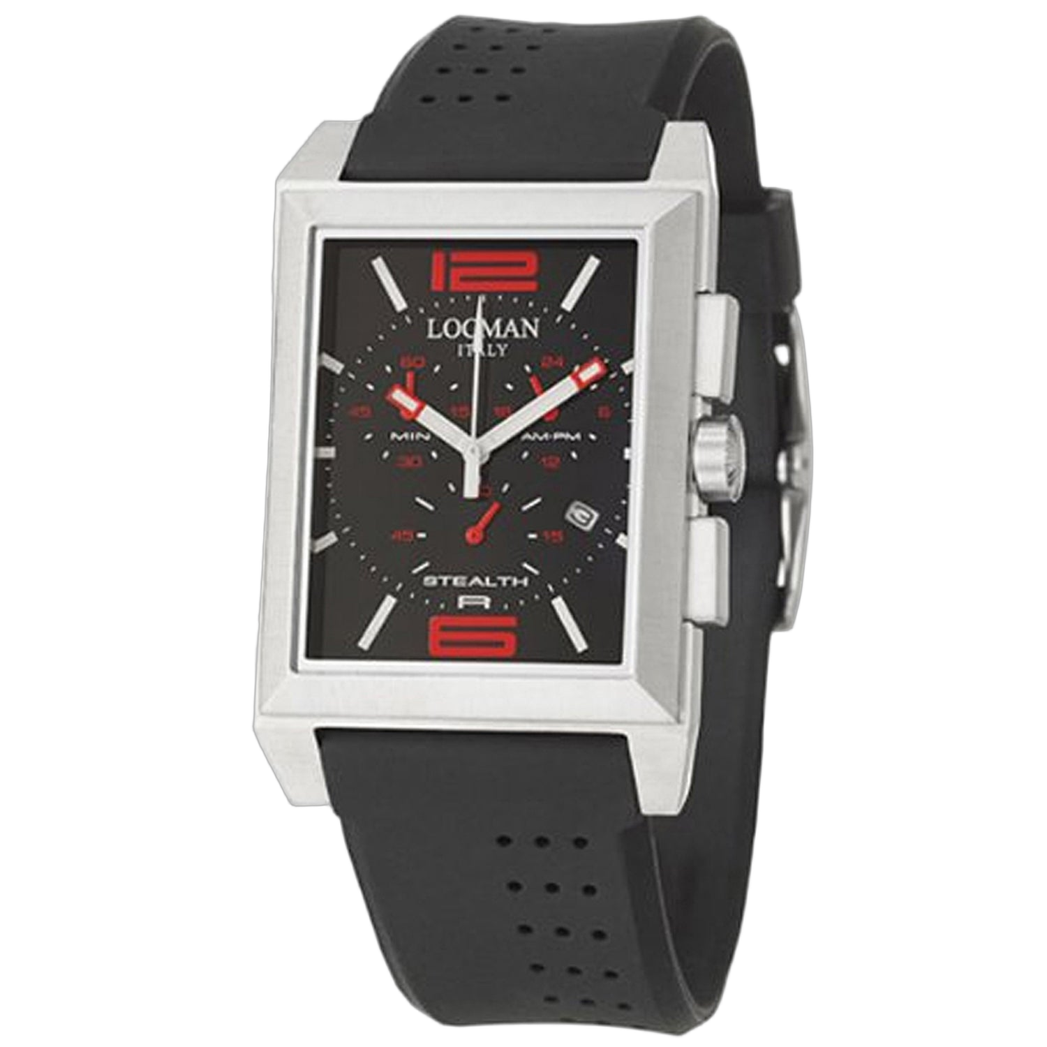 Locman Sport Chronograph Watch — Black by Locman