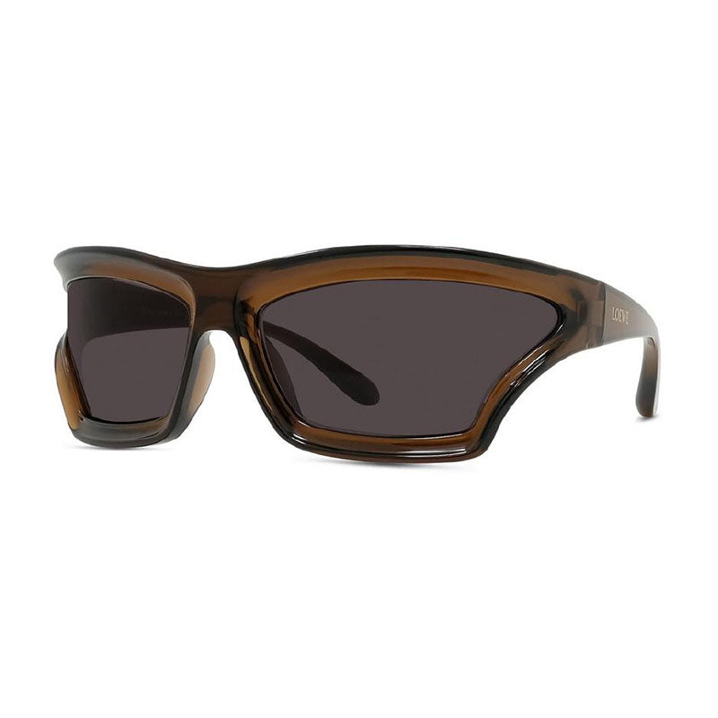 Loewe LW40143U01A Rectangle Full Rim Sunglasses — Brown by Loewe
