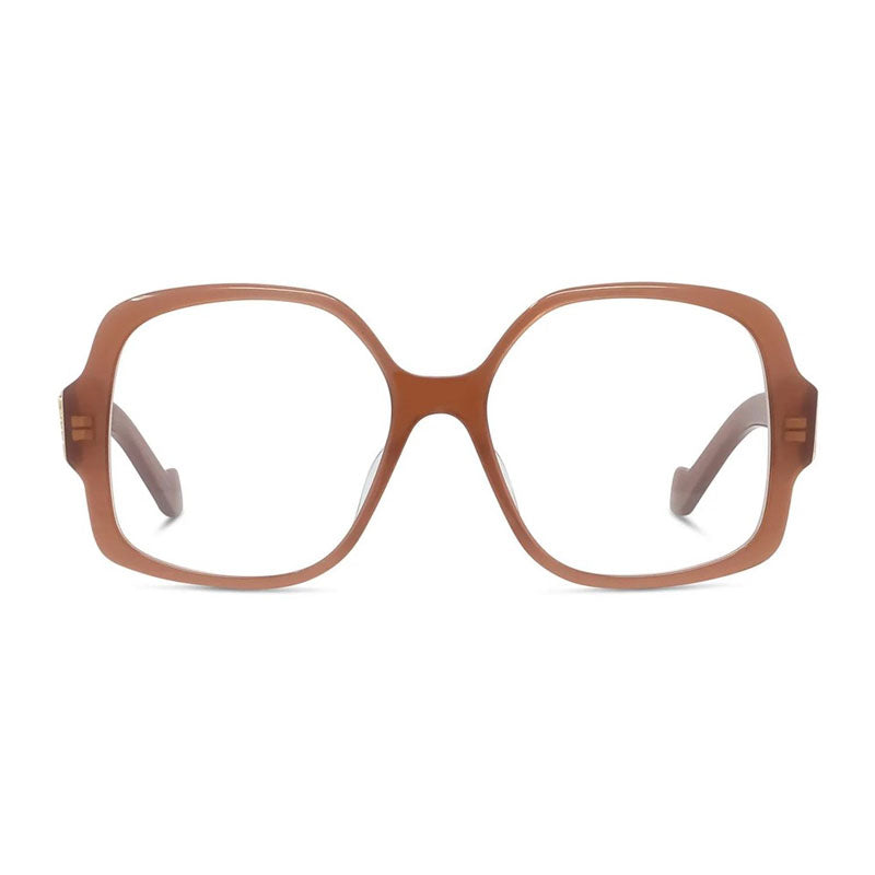 Loewe LW50051I066 Oversized Acetate Eyeglasses — Brown, view 2