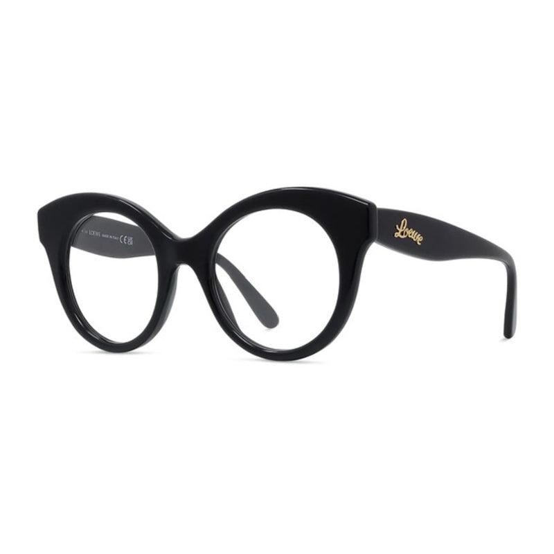 Loewe LW50074F001 Square Full Rim Eyeglasses — Black by Loewe