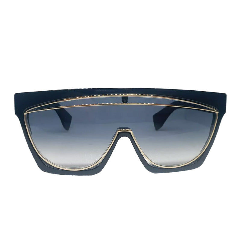 Loewe Shield Full Rim Sunglasses — Black, view 2