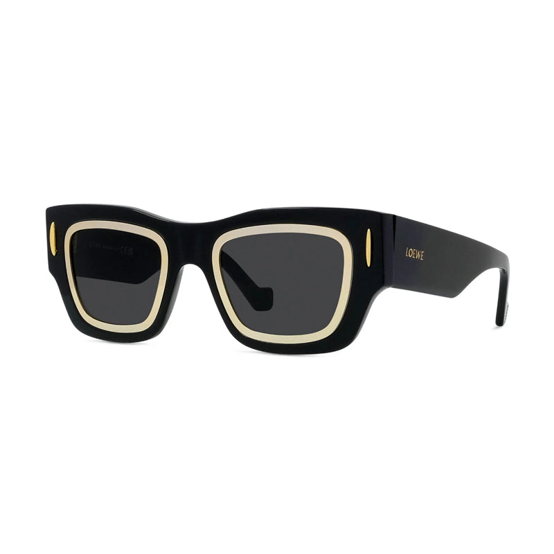 Loewe Square Full Rim Sunglasses — Black by Loewe