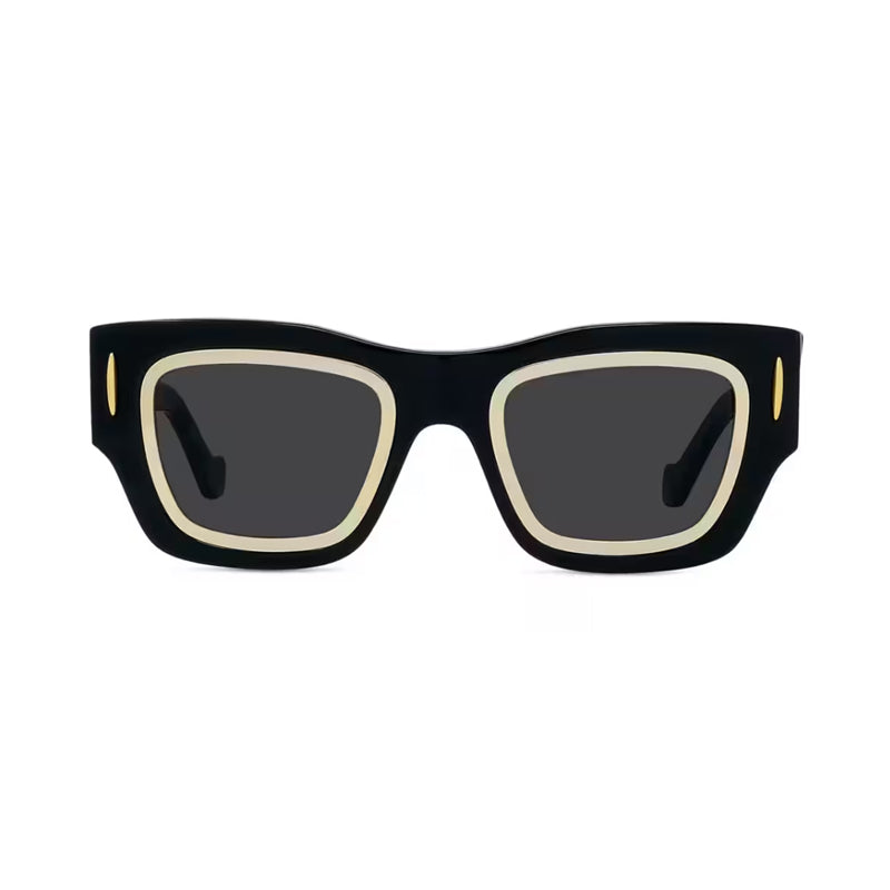 Loewe Square Full Rim Sunglasses — Black, view 2