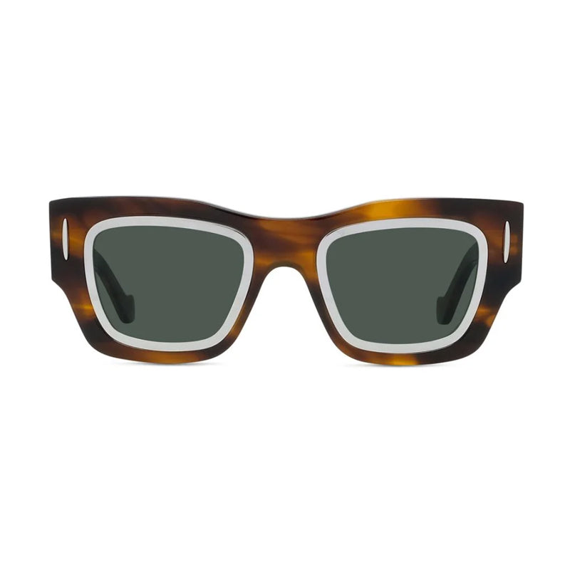 Loewe Square Full Rim Sunglasses — Brown, view 2