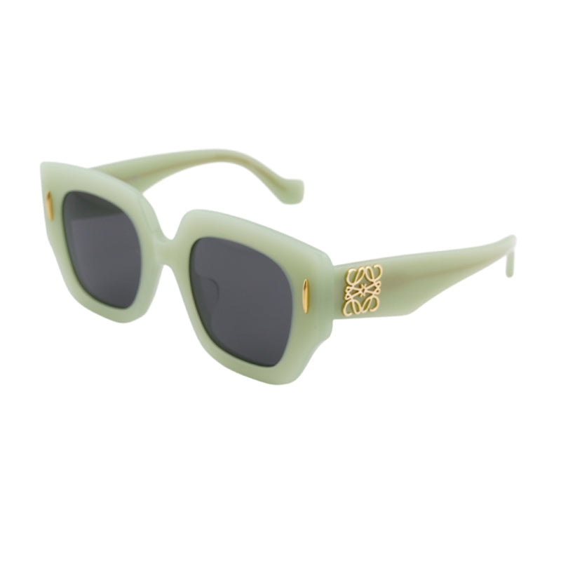 Loewe Square Full Rim Sunglasses — Green by Loewe