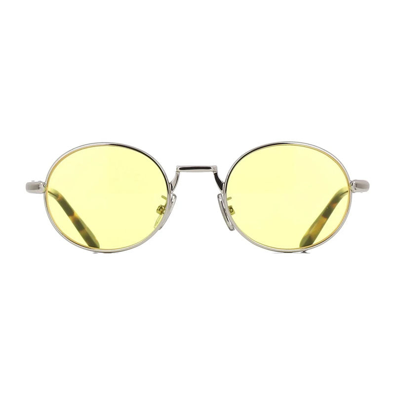 Loewe Oval Full Rim Sunglasses — Silver, view 2