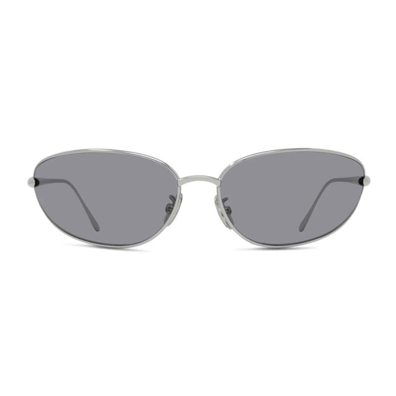 Loewe Geometric Full Rim Sunglasses — Silver, view 2