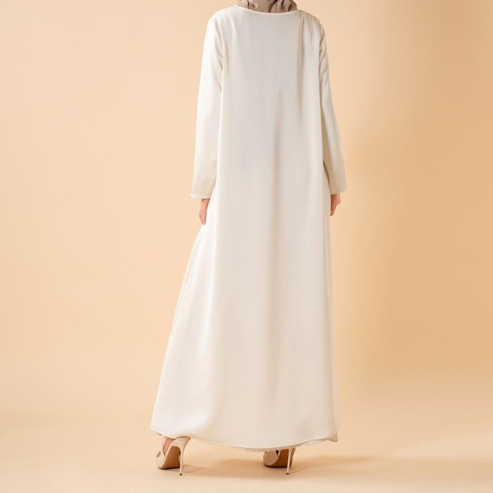 Long Sleeve Satin Inner Dress (MA061), view 2