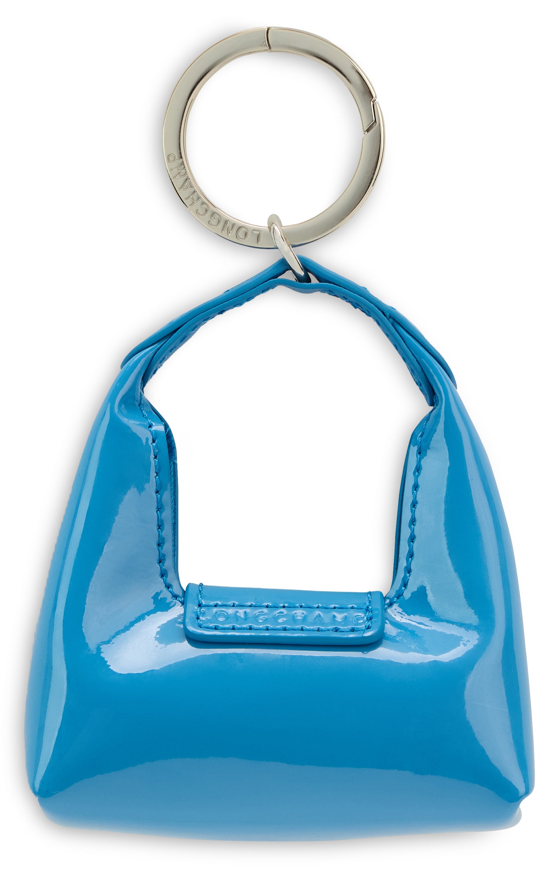 Longchamp Leather Bag — Blue, view 3