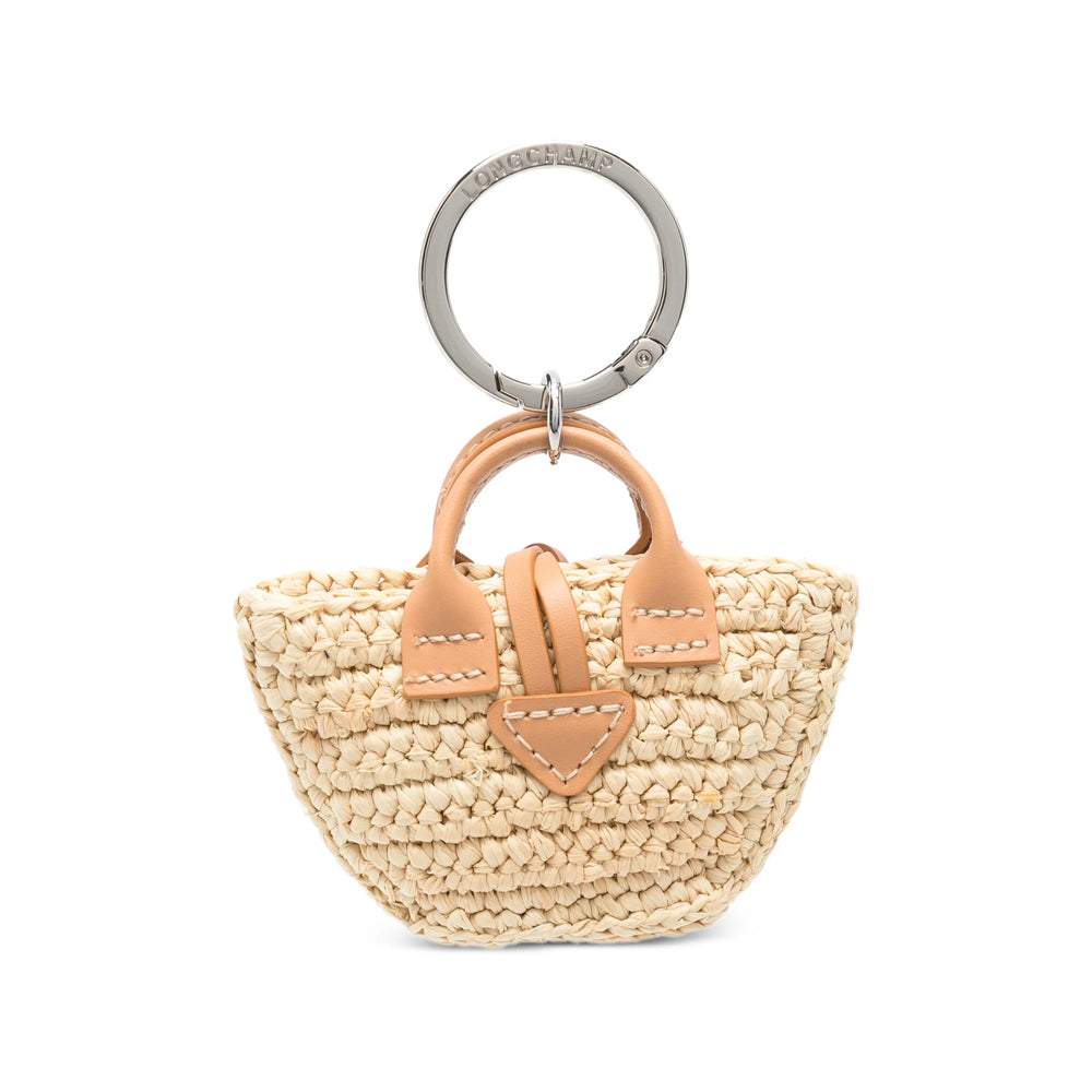 Longchamp Paris Keyring — Beige, view 2