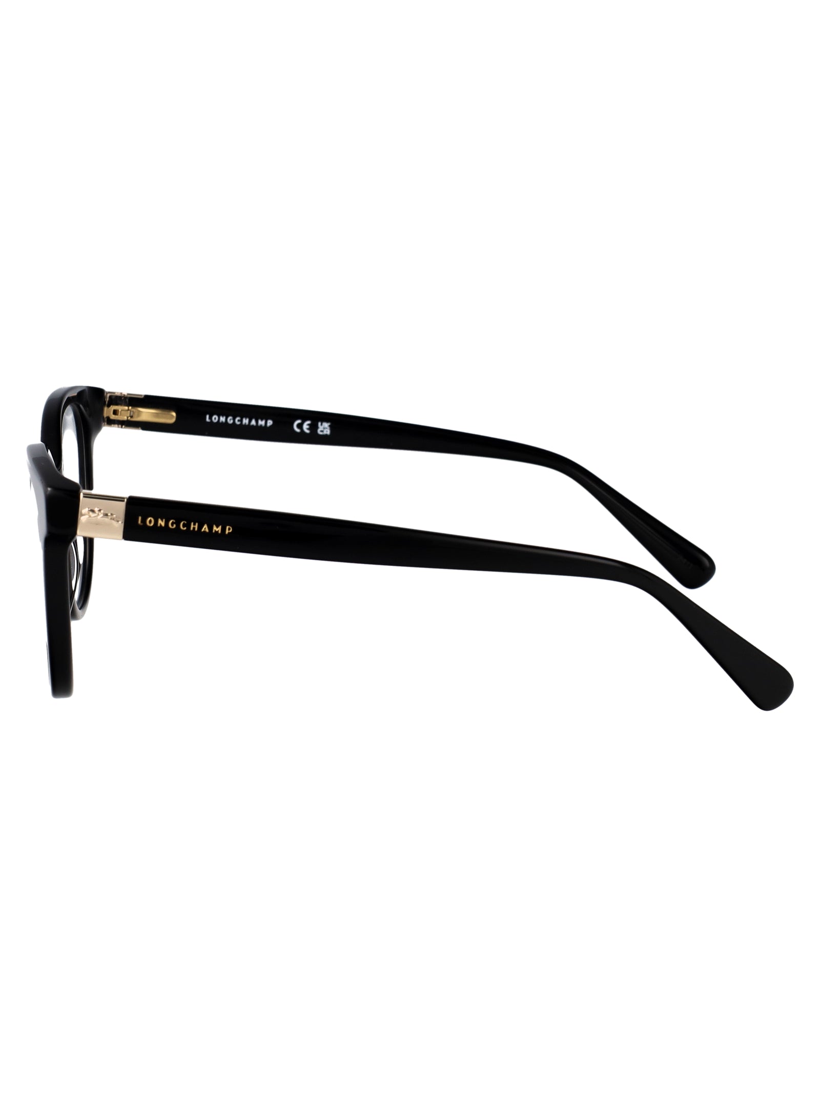 Longchamp LO2756 Black Acetate Eyeglasses — Black, view 3