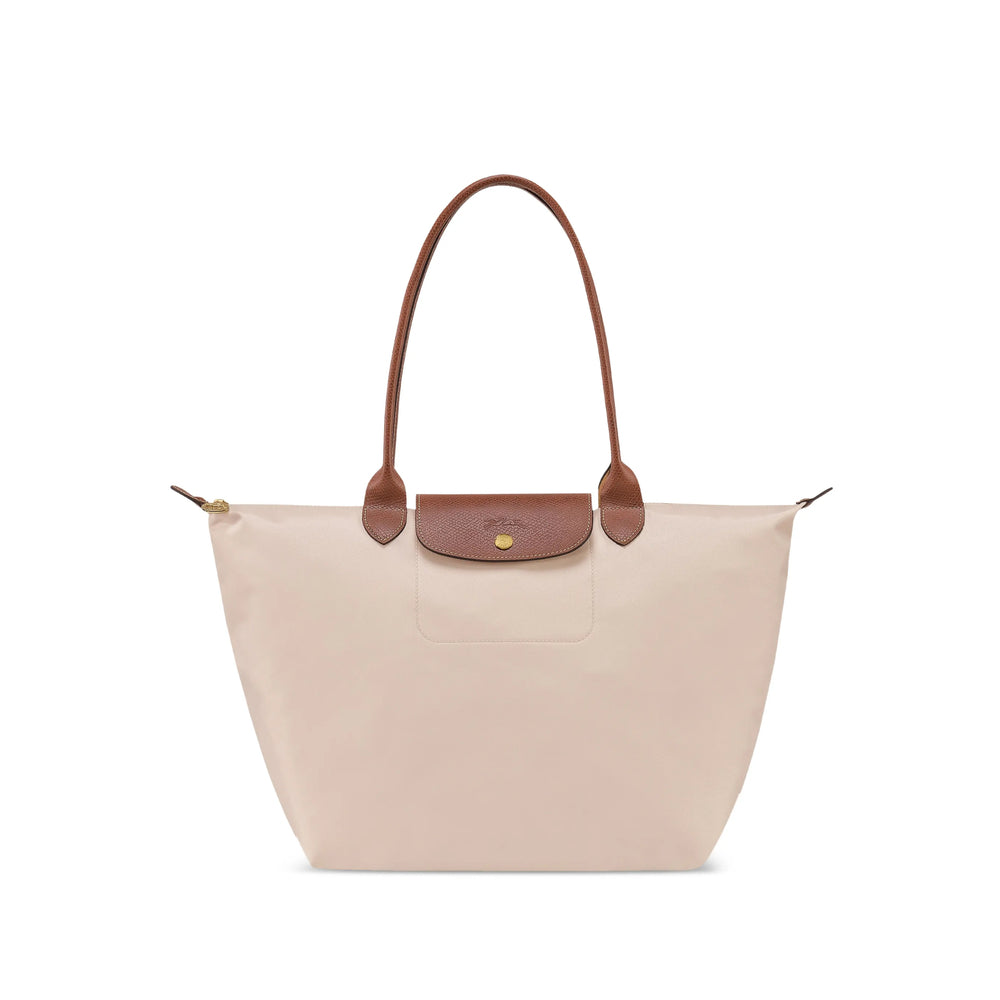 Longchamp Calf Leather Shoulder Bag — Beige by Longchamp