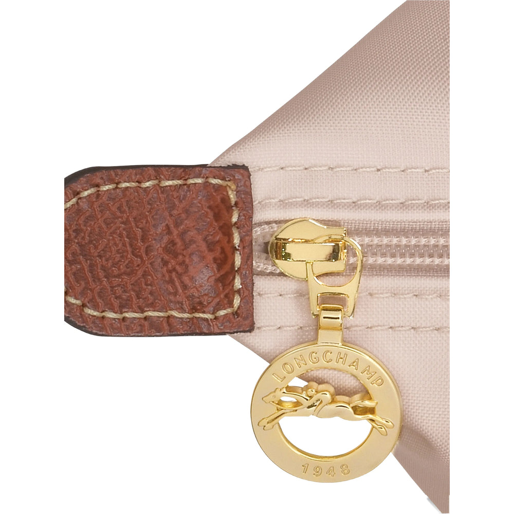 Longchamp Calf Leather Shoulder Bag — Beige, view 3