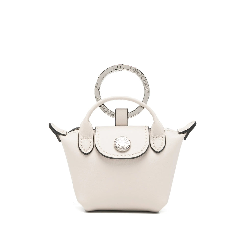 Longchamp Calf Leather Top Handle Bag — Beige by Longchamp