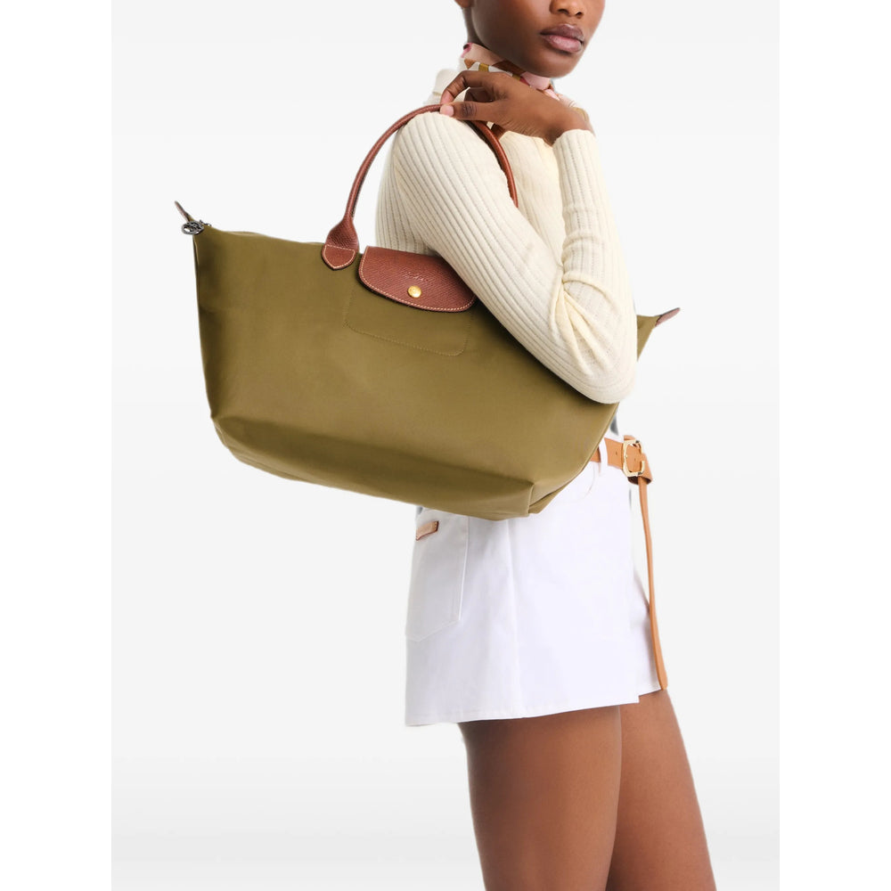 Longchamp Le Pliage Tote Bag — Brown, view 2