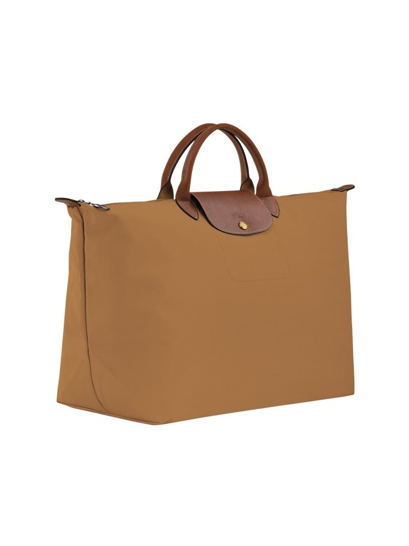 Longchamp Structured Nylon Travel Holdall — Beige, view 2