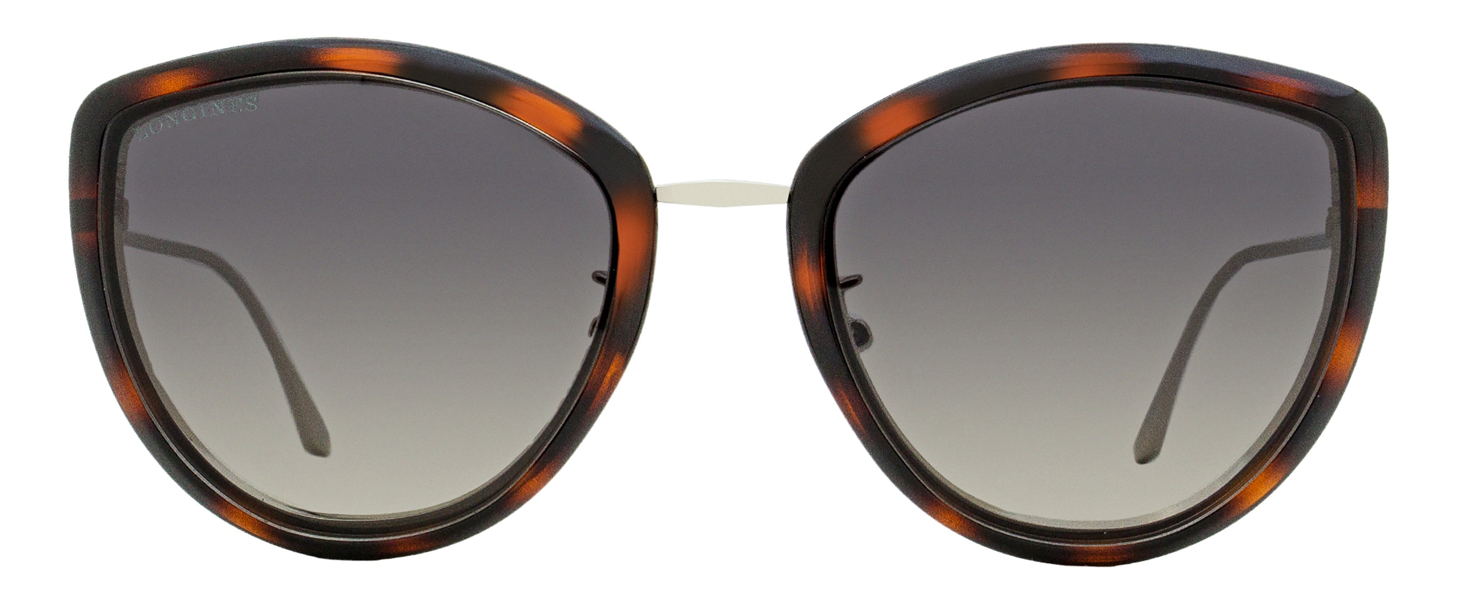 Longines LG0010H Butterfly Metal-Acetate Sunglasses — Havana by Longines