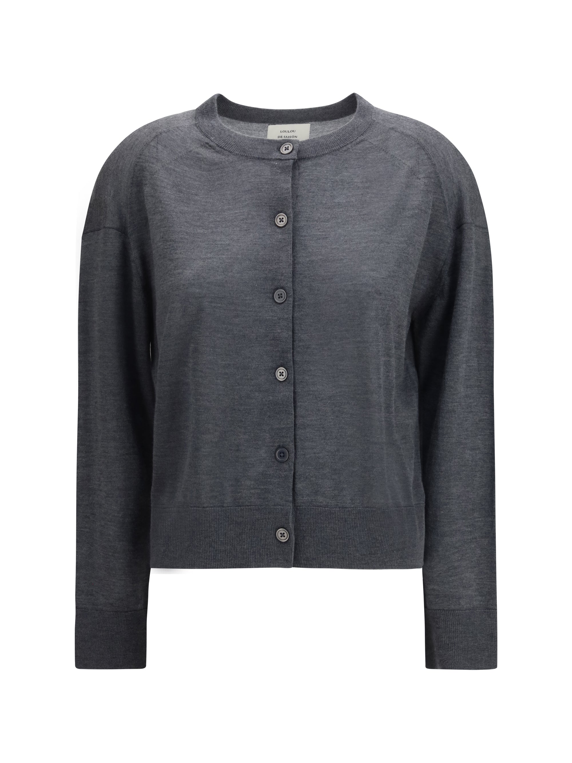 Loulou De Saison Cardigan — Gray, view 2