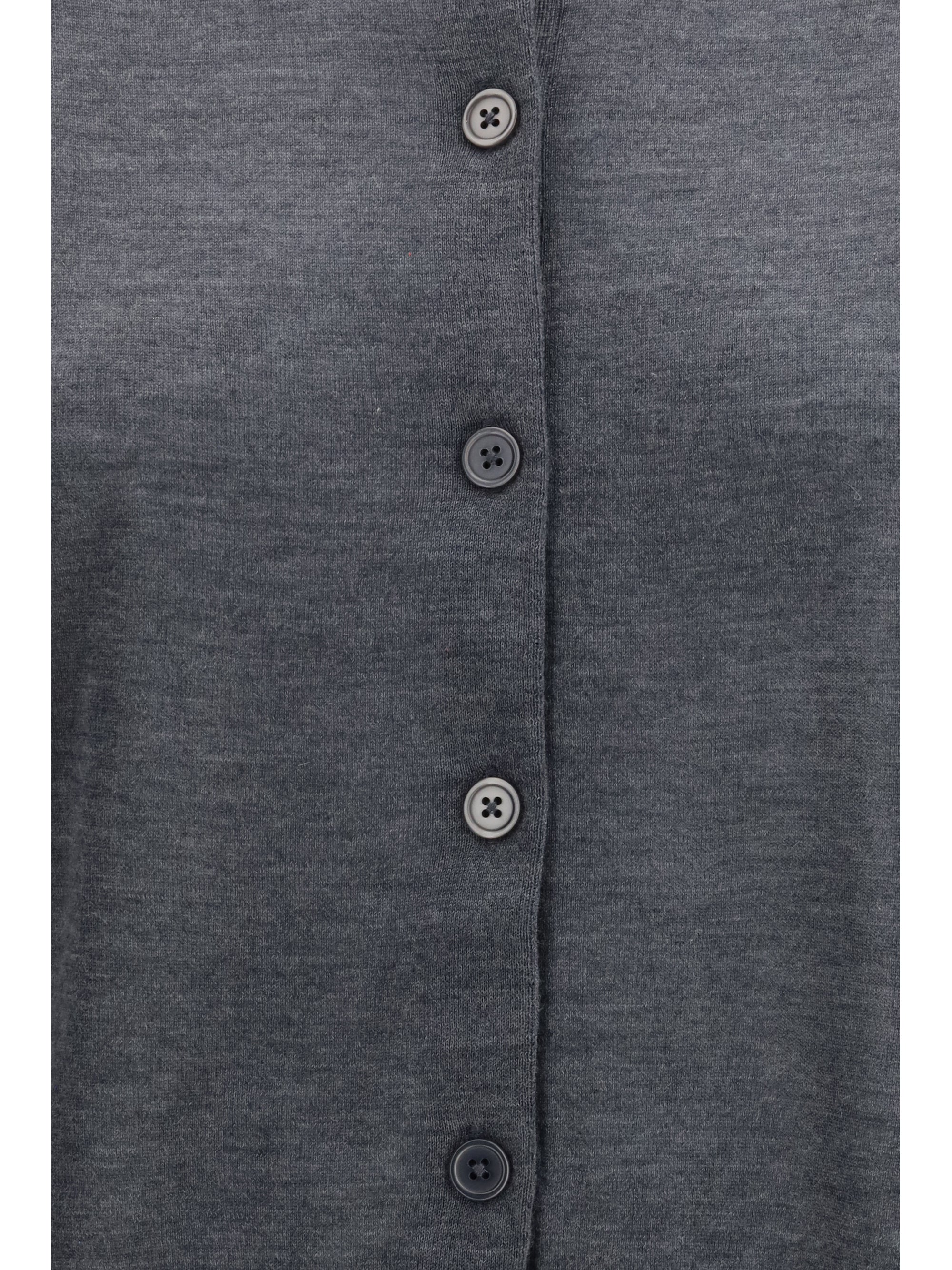 Loulou De Saison Cardigan — Gray, view 3