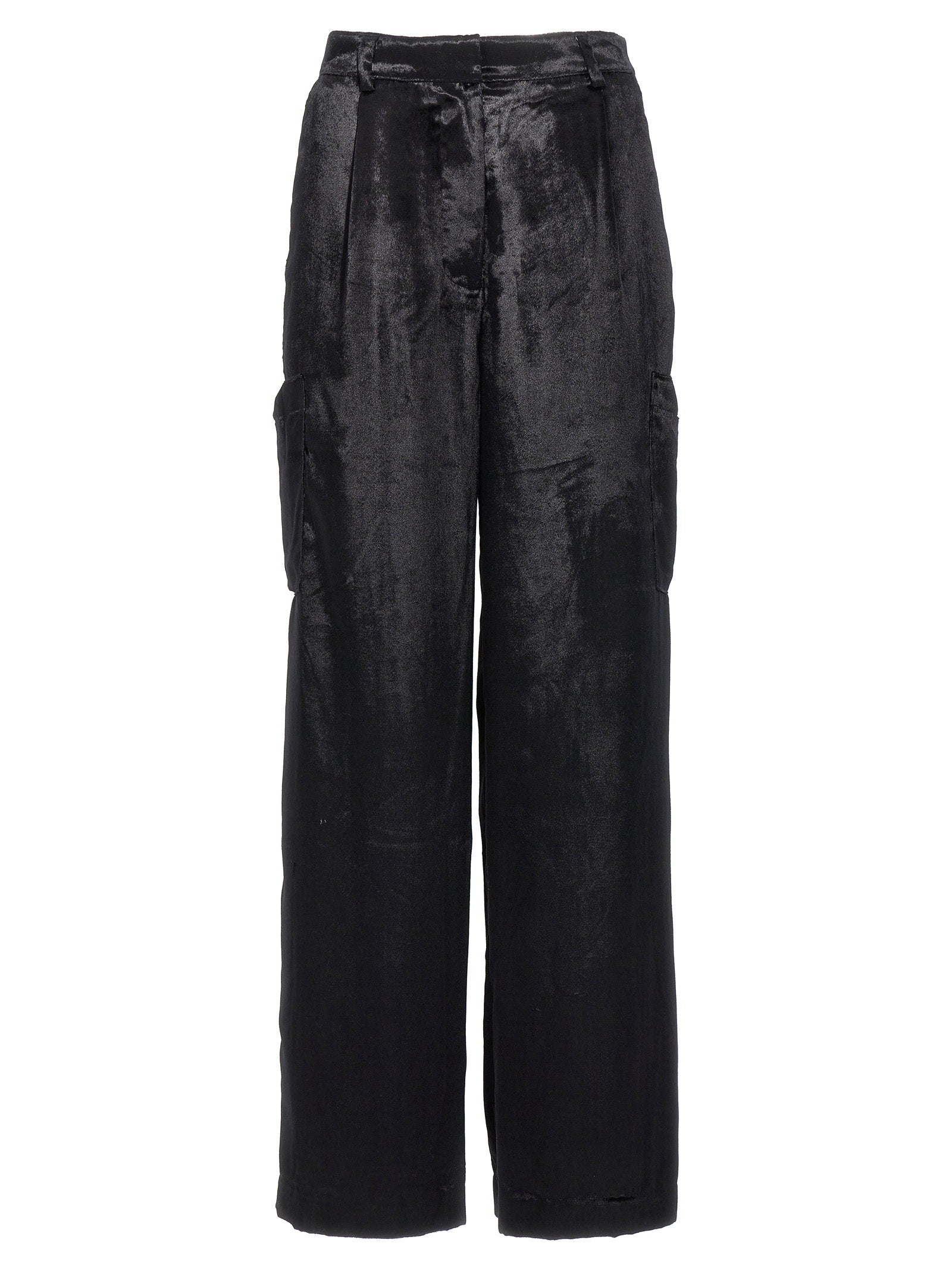 Loulou De Saison Luli Cargo Pants — Black by Loulou De Saison