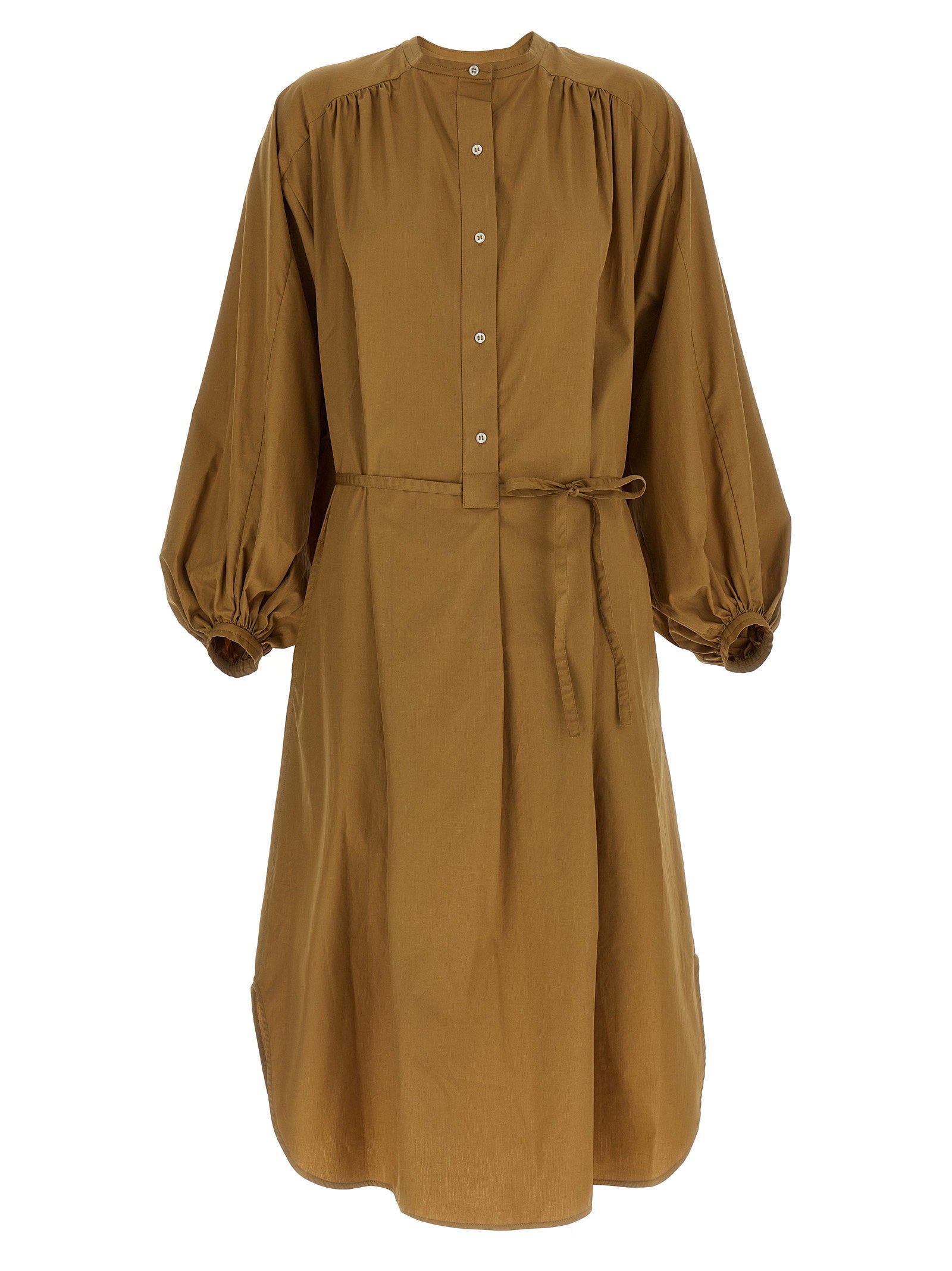Loulou De Saison Vitti Dress — Camel by Loulou De Saison
