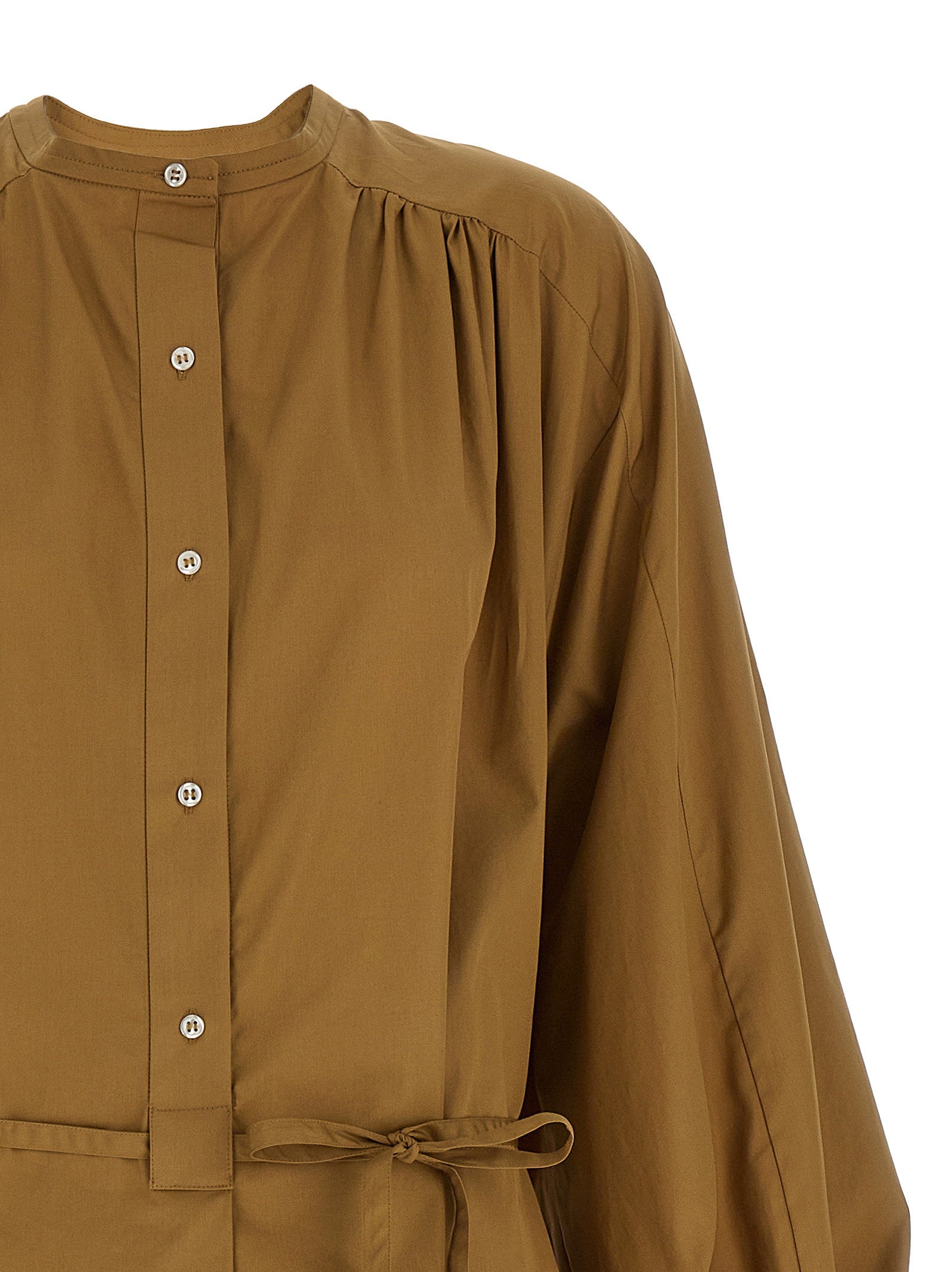Loulou De Saison Vitti Dress — Camel, view 3