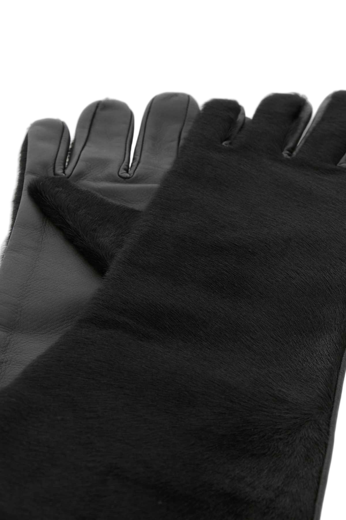Loulou De Saison Edna Gloves — Black, view 2
