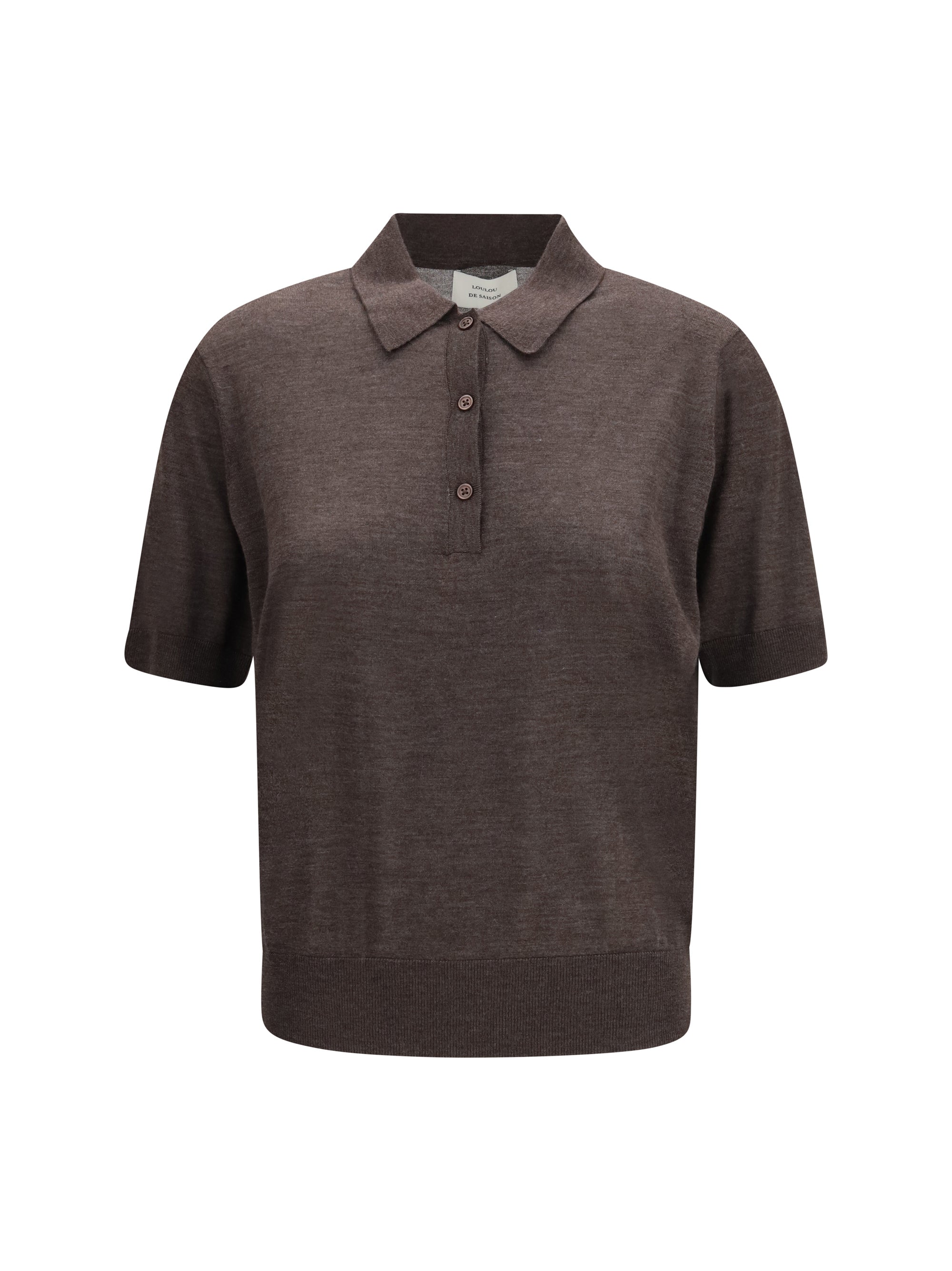 Loulou De Saison Polo — Brown by Loulou De Saison