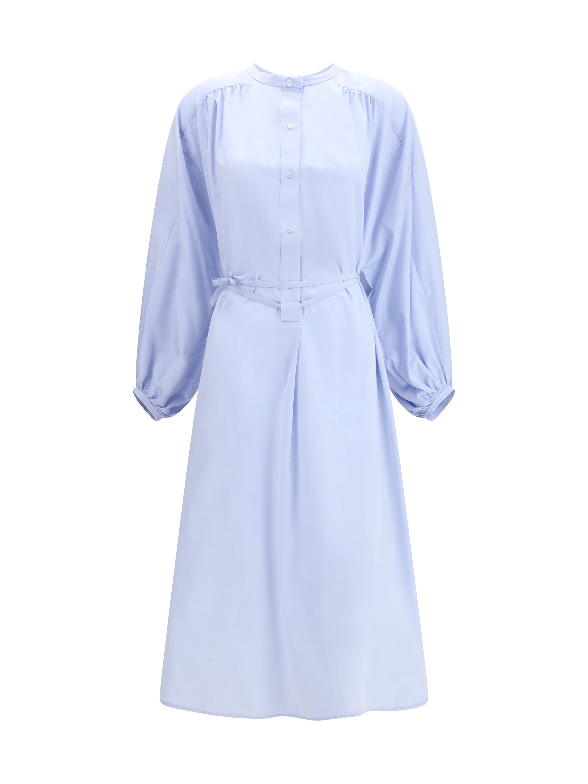 Loulou De Saison Shirt Dress — Blue by Loulou De Saison