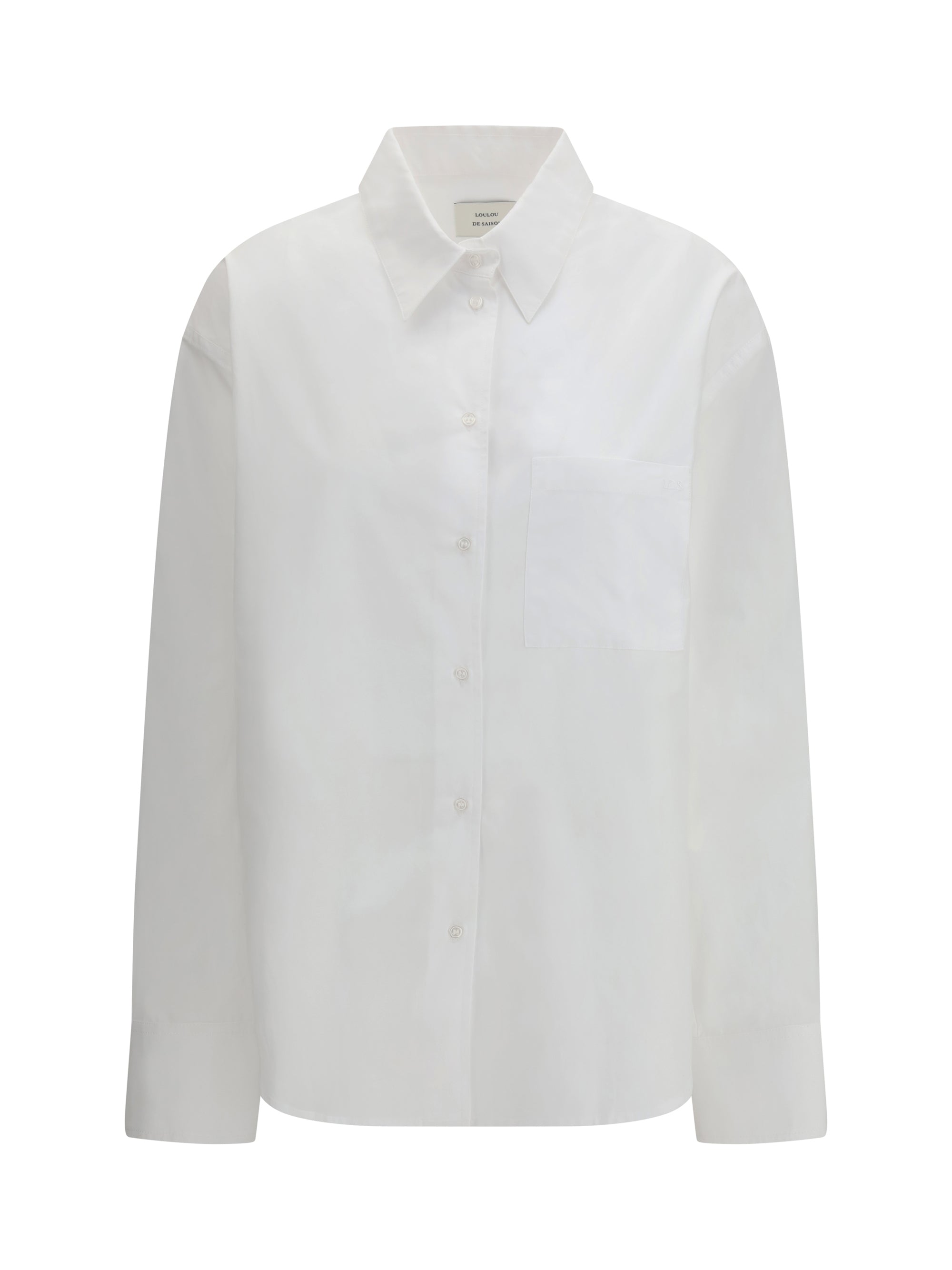 Loulou De Saison Shirt — White, view 3