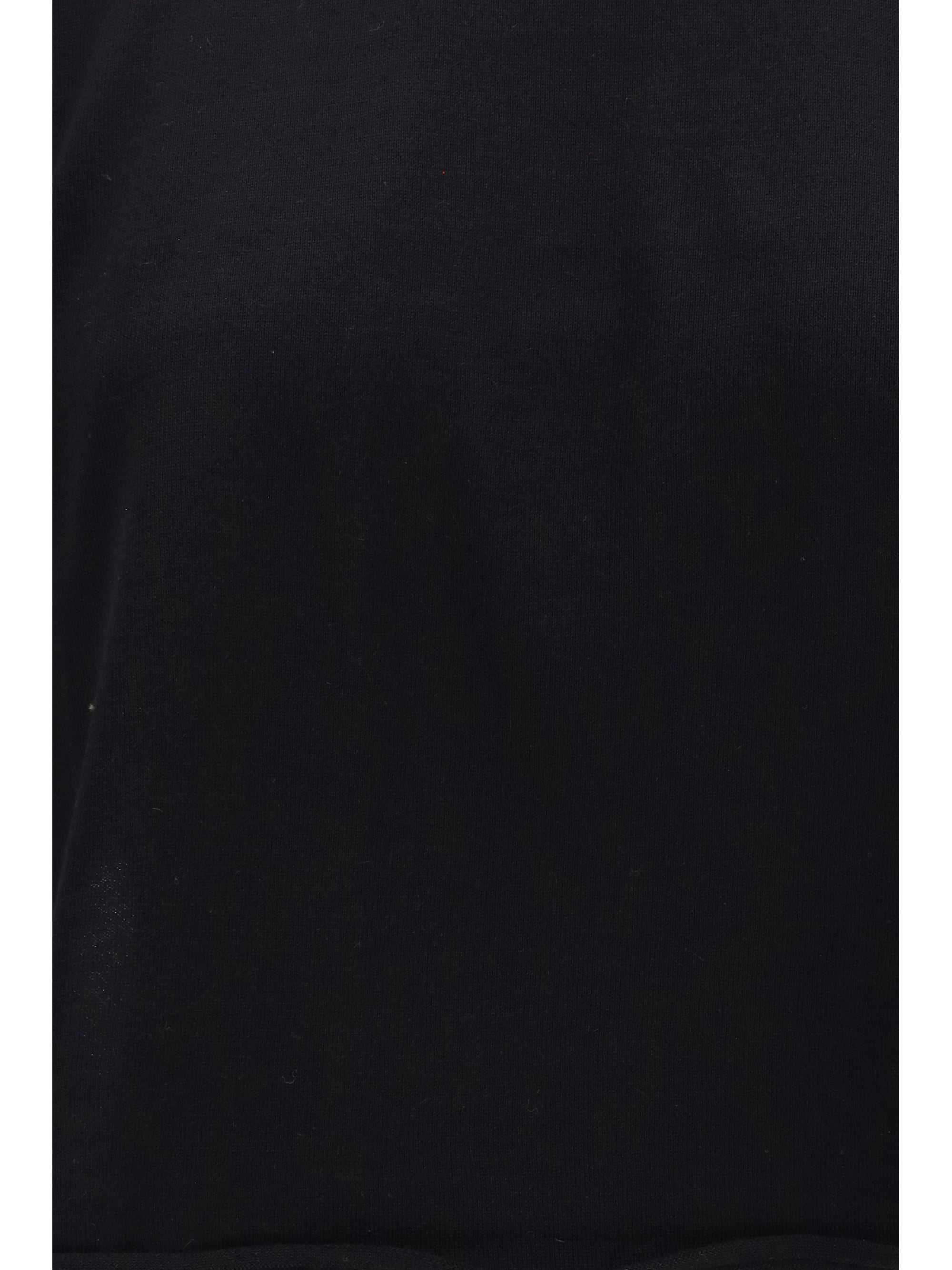 Loulou De Saison Cashmere T-Shirt — Black, view 2