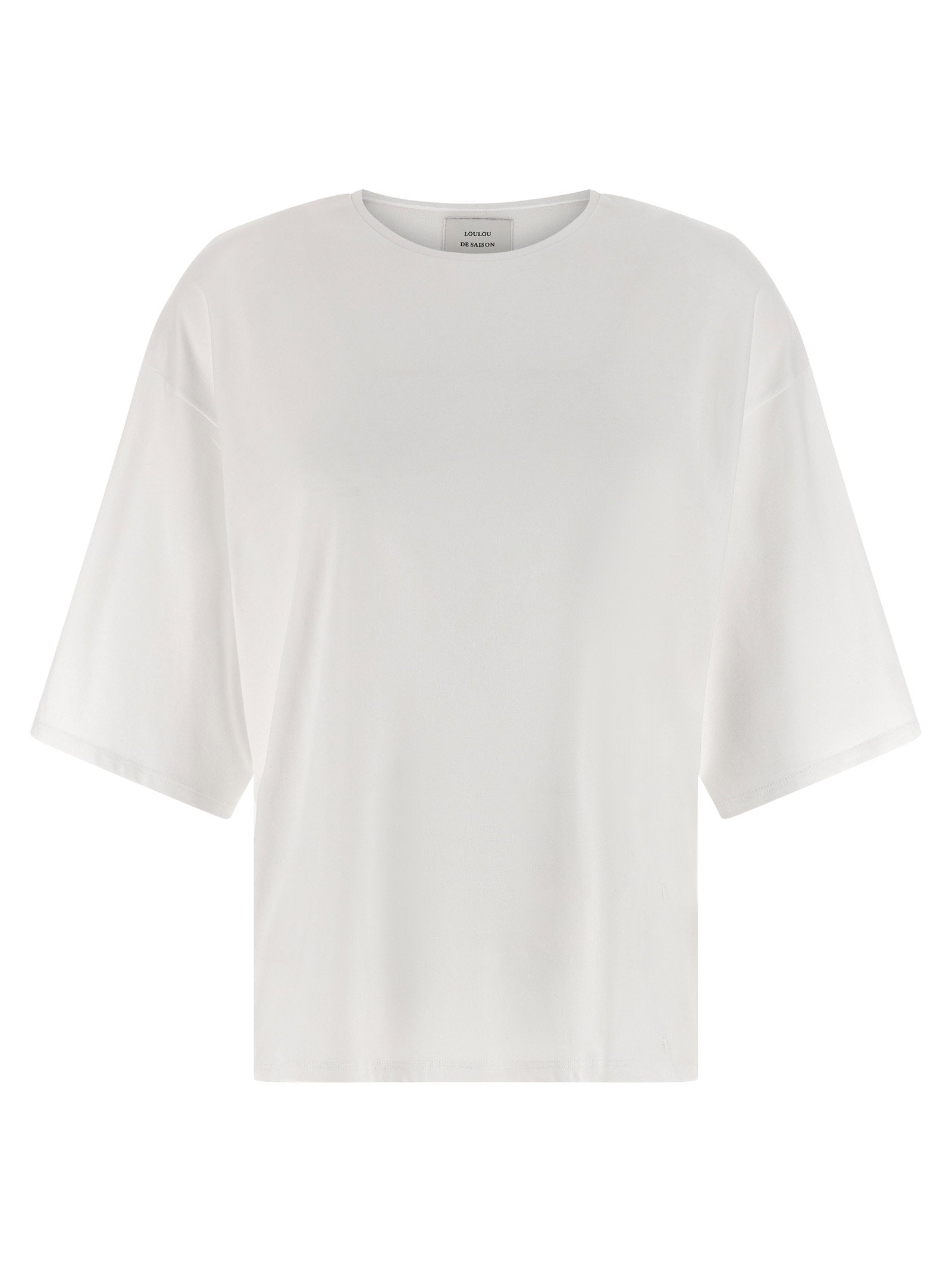 Loulou De Saison Supima T-shirt — White by Loulou De Saison