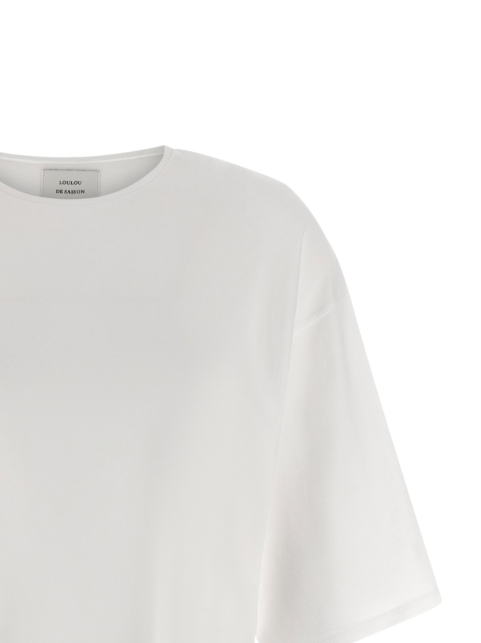 Loulou De Saison Supima T-shirt — White, view 3