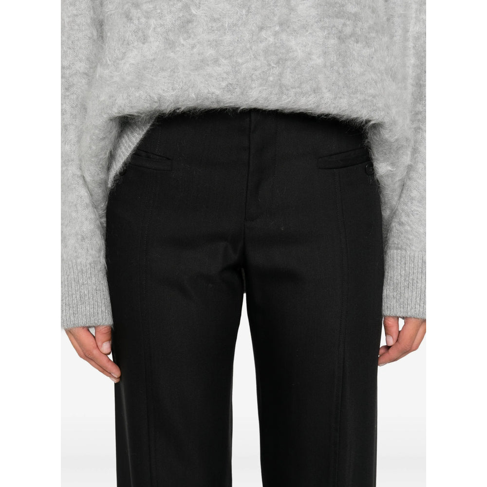 Loulou De Saison Spark Trousers — Black, view 5