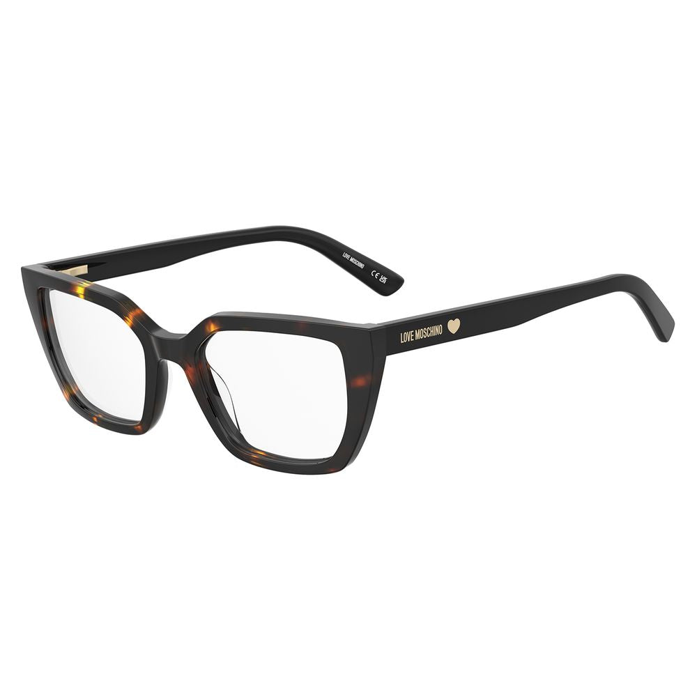 Love Moschino MO-1065580 Tortoiseshell Acetate Eyeglasses — Brown by Love Moschino