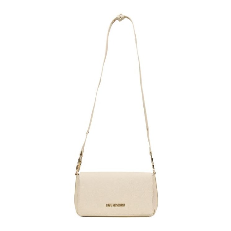 Love Moschino Polyurethane Shoulder Bag — Beige by Love Moschino