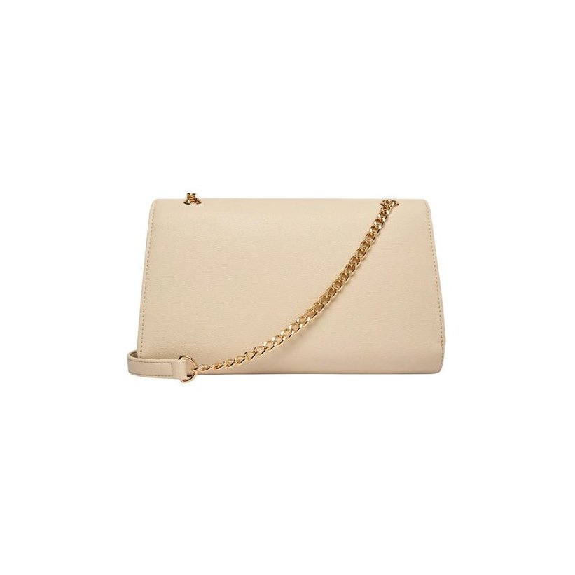 Love Moschino Gold Heart-Lock Detail Shoulder Bag — Beige, view 3
