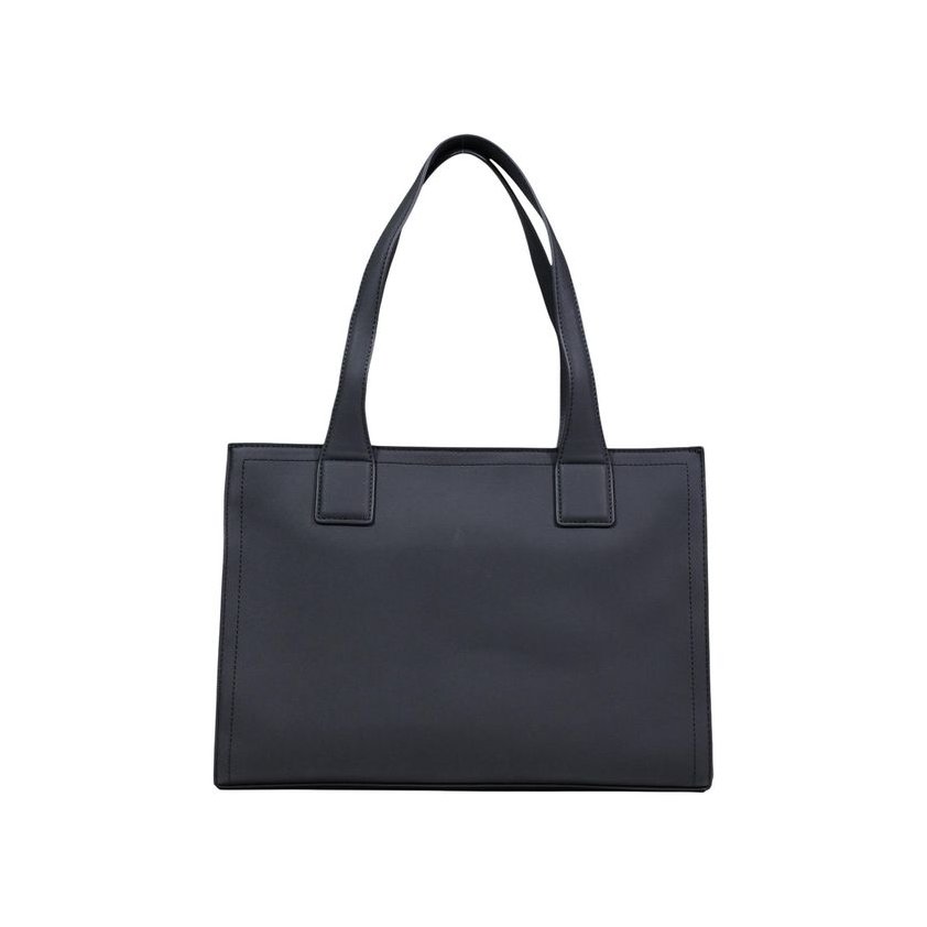 Love Moschino Embossed Logo Shoulder Bag — Black, view 3