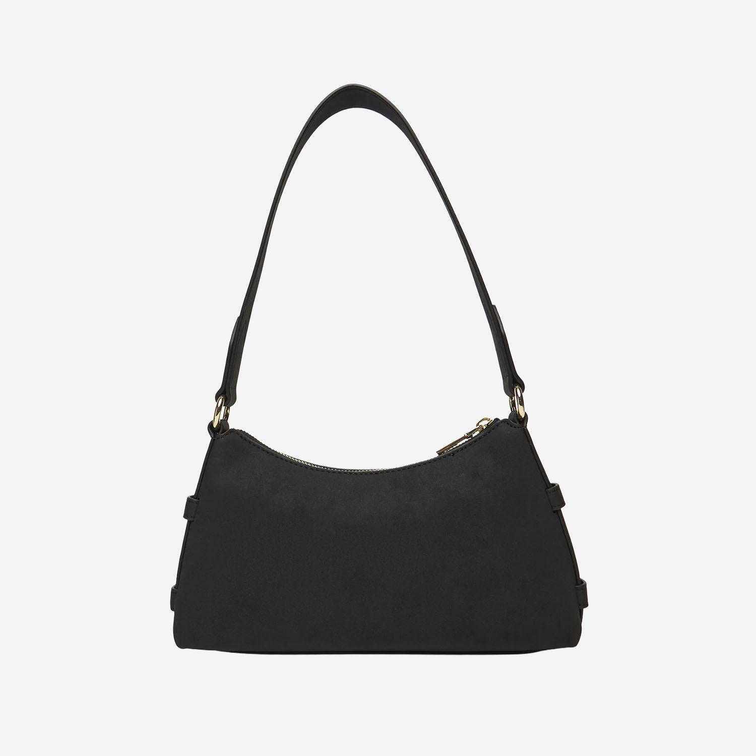 Love Moschino Logo-Embroidered Quilted Shoulder Bag — Black, view 2