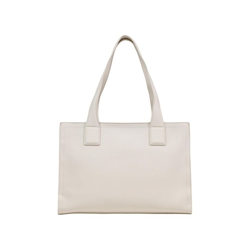 Love Moschino Embossed Logo Tote Bag — Beige, view 3
