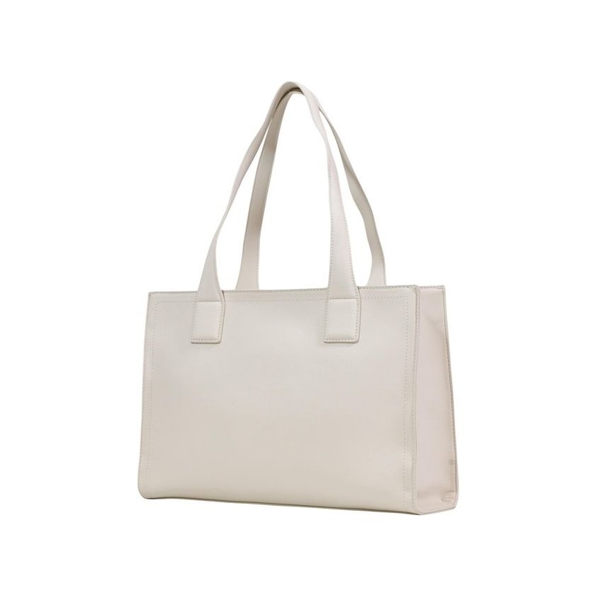 Love Moschino Embossed Logo Tote Bag — Beige, view 4